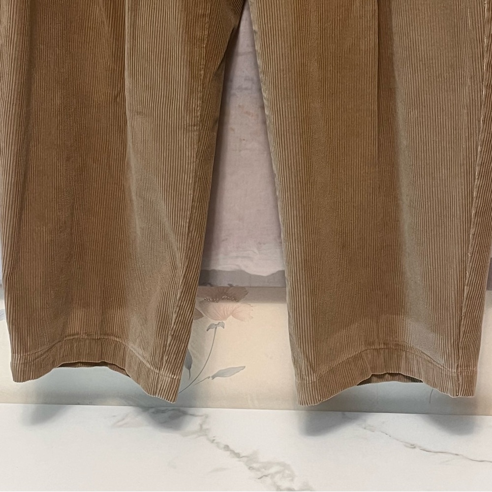 VTG Tommy Hilfiger Pants Men 38x28 Brown Corduroy Relaxed Wide Leg Baggy 90s Y2K - Picture 5 of 15